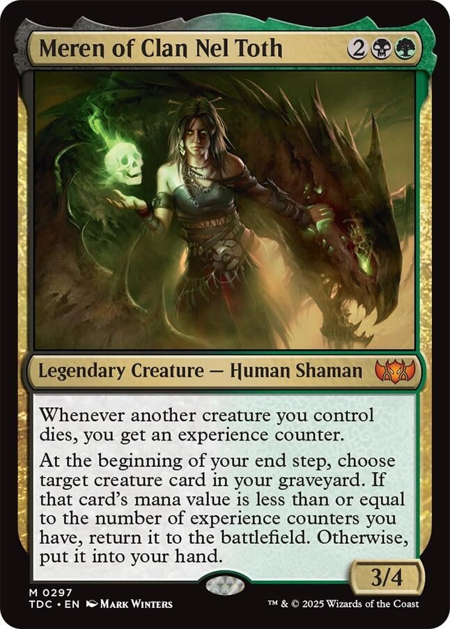 Meren of Clan Nel Toth (297) (Commander: Tarkir: Dragonstorm)