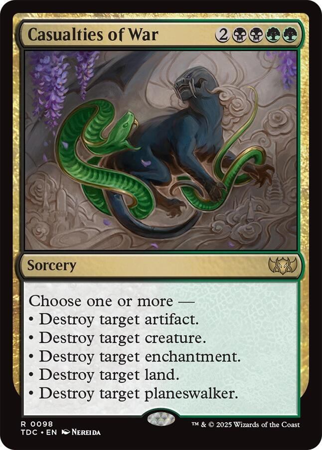 Casualties of War (98) (Commander: Tarkir: Dragonstorm)