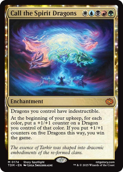 Call the Spirit Dragons (174) (Tarkir: Dragonstorm) (TDM)