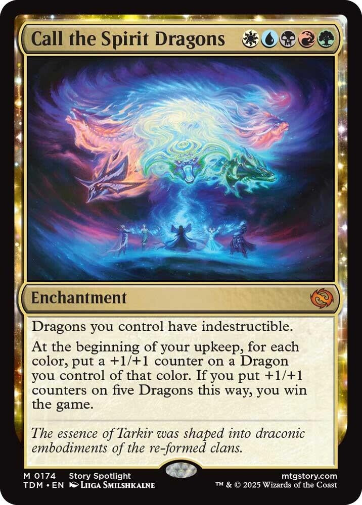 Call the Spirit Dragons (174) (Tarkir: Dragonstorm) (TDM)