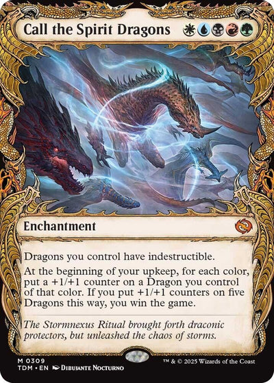 Call the Spirit Dragons (Showcase) (309) (Tarkir: Dragonstorm)