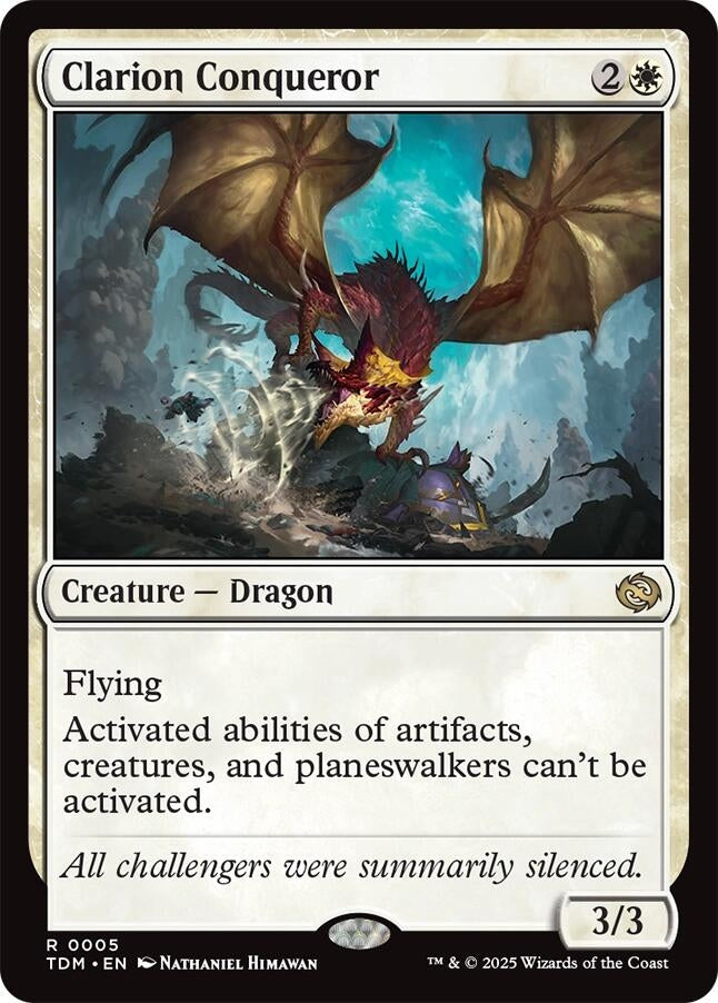 Clarion Conqueror (5) (Tarkir: Dragonstorm) (TDM)