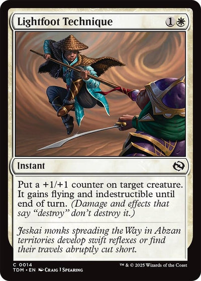 Lightfoot Technique (14) (Tarkir: Dragonstorm) (TDM)