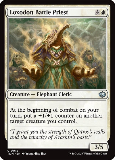 Loxodon Battle Priest (15) (Tarkir: Dragonstorm) (TDM)