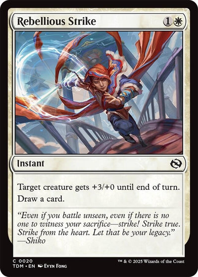 Rebellious Strike (20) (Tarkir: Dragonstorm) (TDM)
