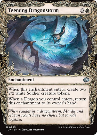 Teeming Dragonstorm (Showcase) (293) (Tarkir: Dragonstorm) (TDM)
