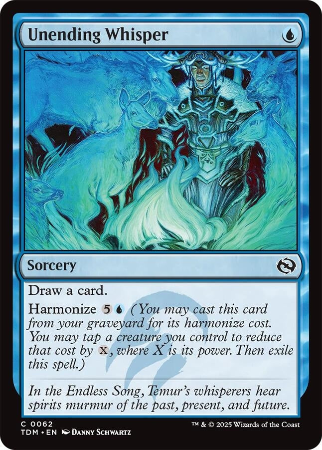 Unending Whisper (62) (Tarkir: Dragonstorm) (TDM)