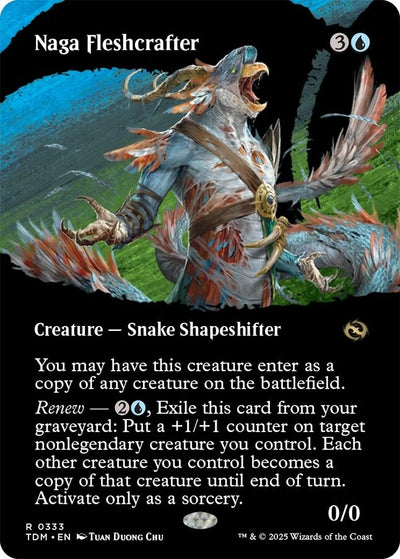 Naga Fleshcrafter (Borderless) (333) (Tarkir: Dragonstorm) (TDM)
