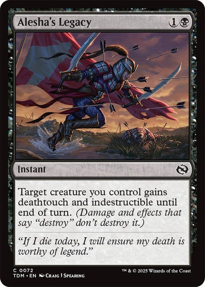 Alesha's Legacy (72) (Tarkir: Dragonstorm) (TDM)