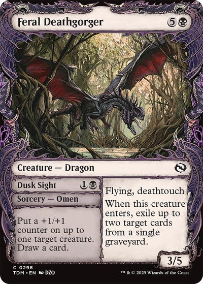 Feral Deathgorger (Showcase) (298) (Tarkir: Dragonstorm) (TDM)