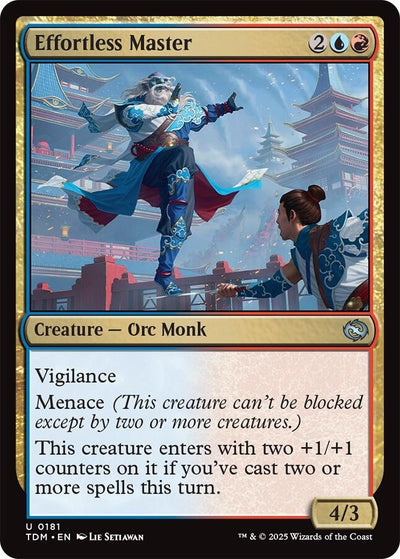 Effortless Master (181) (Tarkir: Dragonstorm) (TDM)