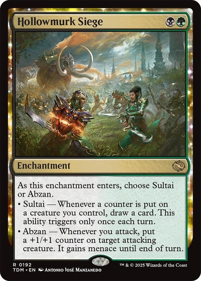 Hollowmurk Siege (192) (Tarkir: Dragonstorm) (TDM)