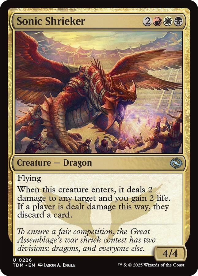 Sonic Shrieker (226) (Tarkir: Dragonstorm) (TDM)