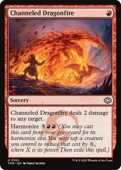 Channeled Dragonfire (102) (Tarkir: Dragonstorm) (TDM)