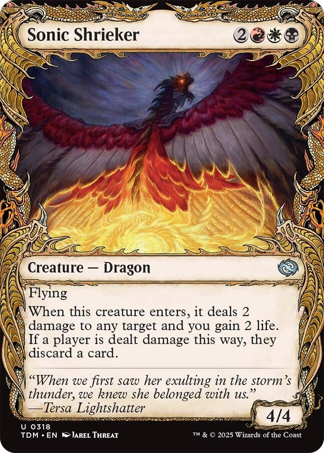 Sonic Shrieker (Showcase) (318) (Tarkir: Dragonstorm) (TDM)