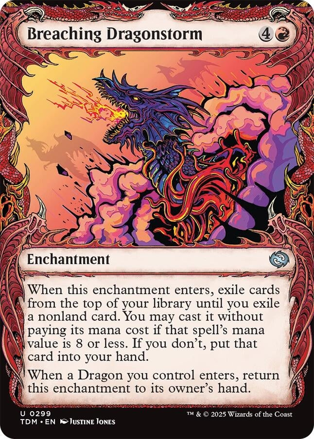 Breaching Dragonstorm (Showcase) (299) (Tarkir: Dragonstorm) (TDM)