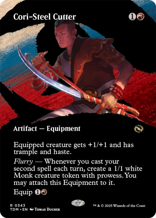 Cori-Steel Cutter (Borderless) (343) (Tarkir: Dragonstorm) (TDM)