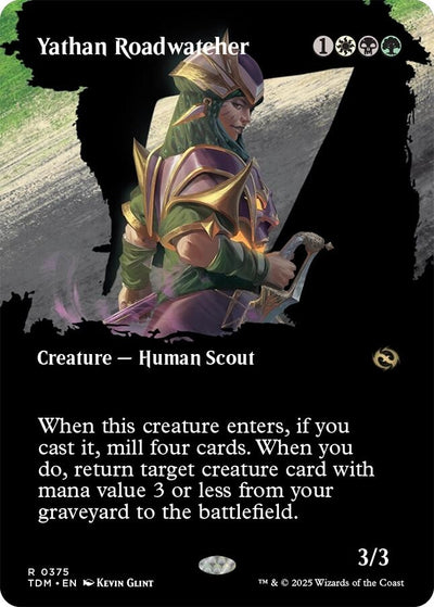 Yathan Roadwatcher (Borderless) (375) (Tarkir: Dragonstorm) (TDM)