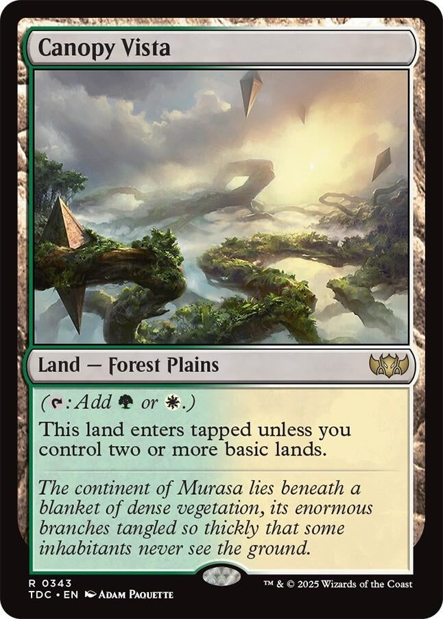 Canopy Vista (343) (Commander: Tarkir: Dragonstorm)