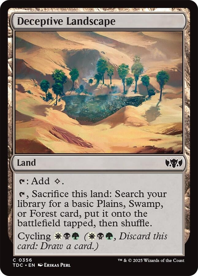 Deceptive Landscape (356) (Commander: Tarkir: Dragonstorm)