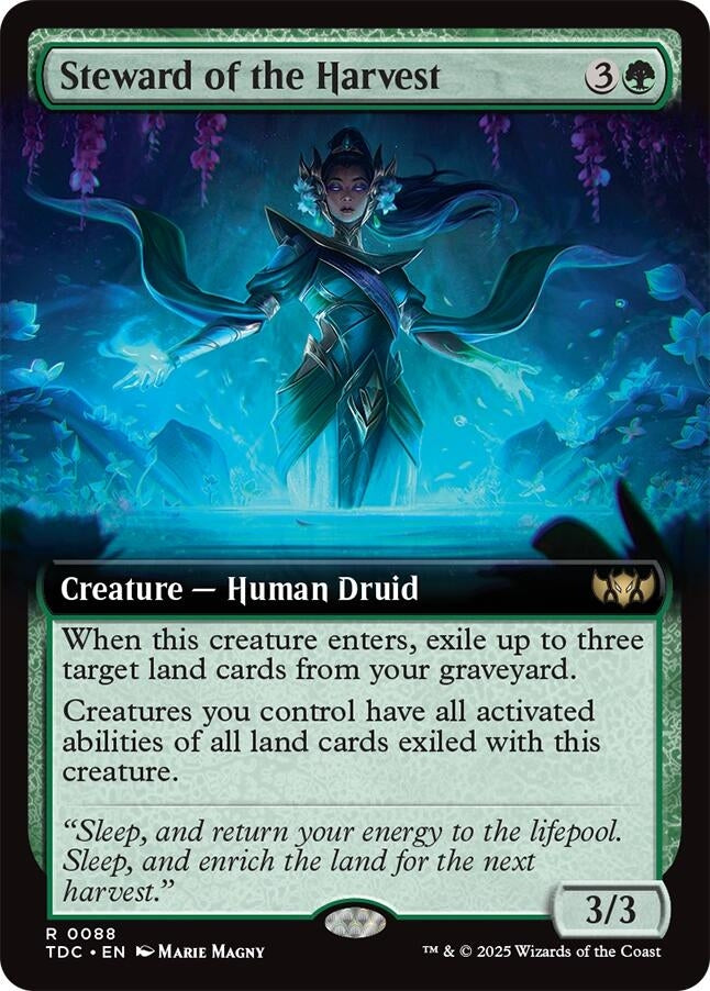 Steward of the Harvest (Extended Art) (88) (Commander: Tarkir: Dragonstorm) (TDC)