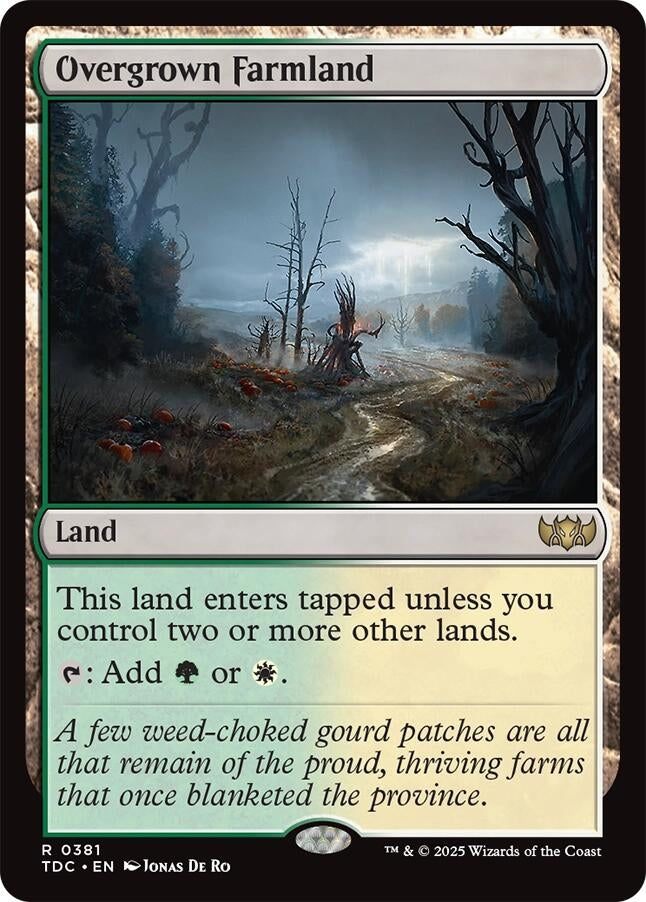 Overgrown Farmland (381) (Commander: Tarkir: Dragonstorm)