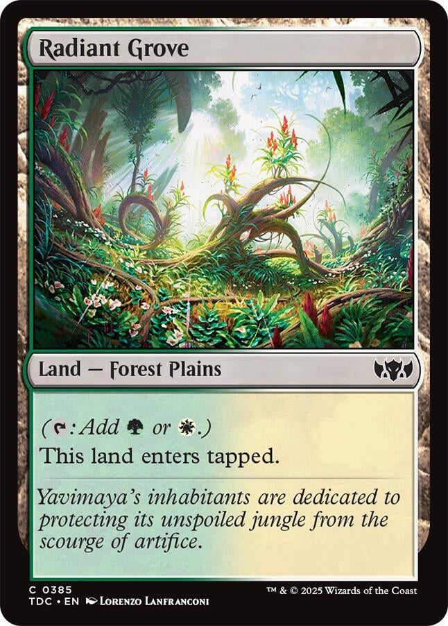 Radiant Grove (385) (Commander: Tarkir: Dragonstorm)