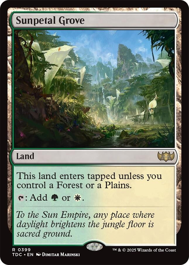 Sunpetal Grove (399) (Commander: Tarkir: Dragonstorm)