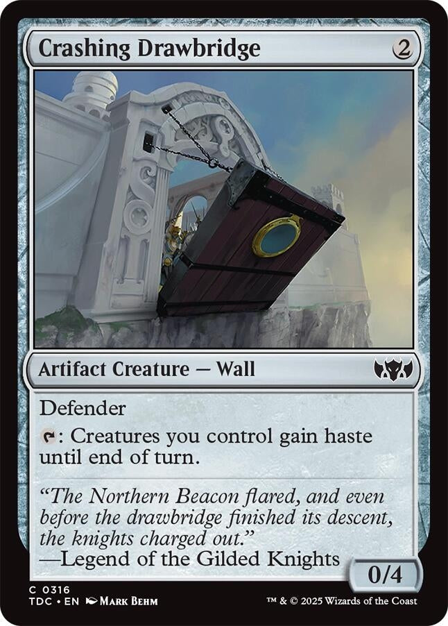 Crashing Drawbridge (316) (Commander: Tarkir: Dragonstorm)