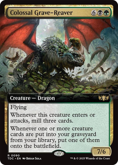 Colossal Grave-Reaver (Extended Art) (90) (Commander: Tarkir: Dragonstorm) (TDC)