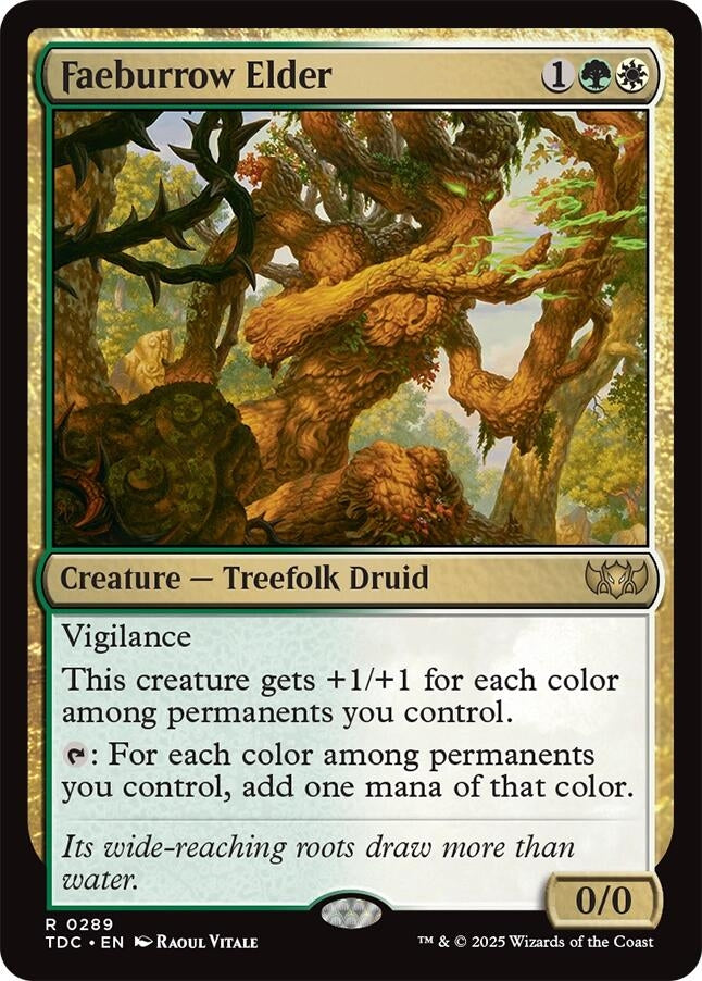 Faeburrow Elder (289) (Commander: Tarkir: Dragonstorm)