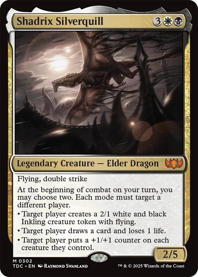 Shadrix Silverquill (302) (Commander: Tarkir: Dragonstorm)