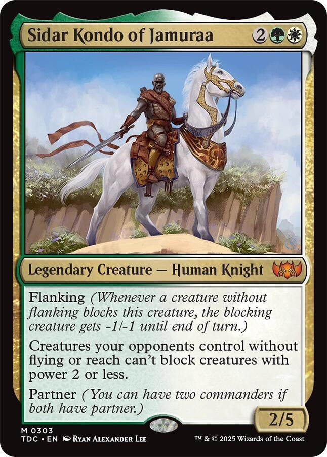 Sidar Kondo of Jamuraa (303) (Commander: Tarkir: Dragonstorm)