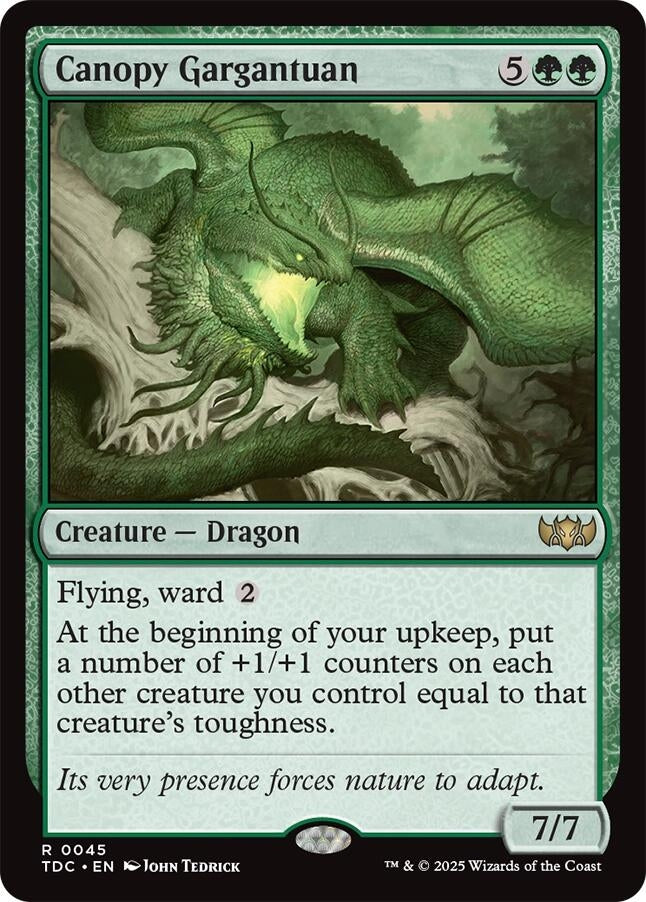 Canopy Gargantuan (45) (Commander: Tarkir: Dragonstorm)