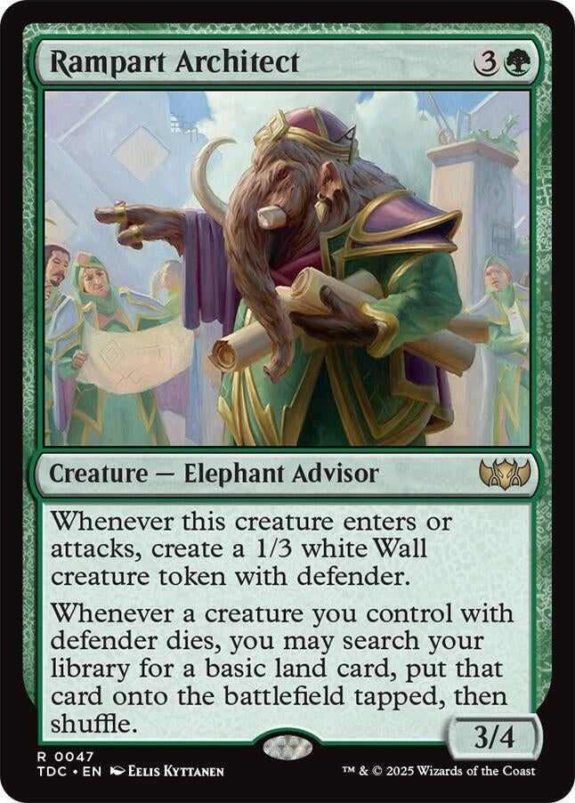 Rampart Architect (47) (Commander: Tarkir: Dragonstorm)
