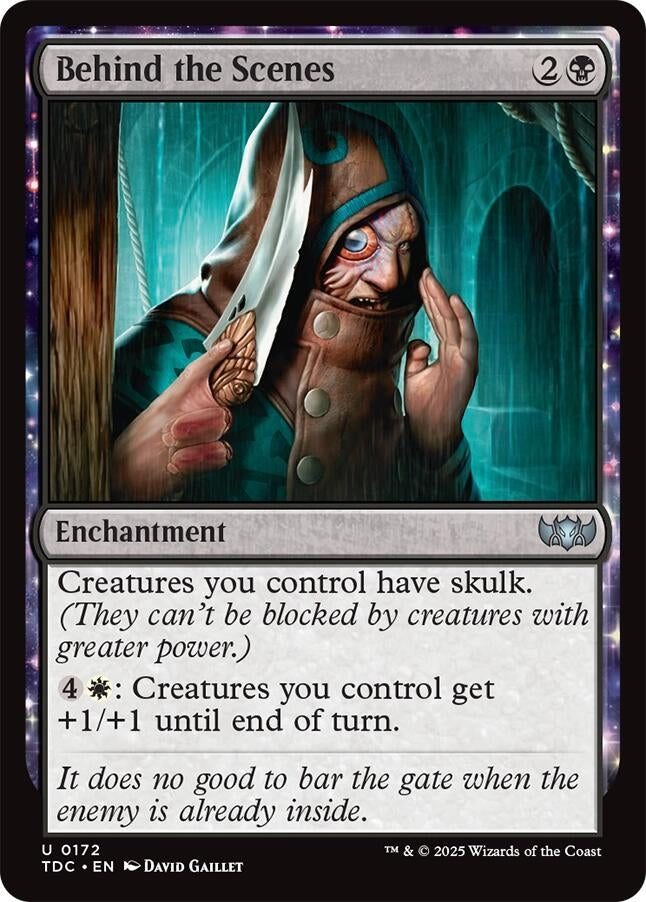Behind the Scenes (172) (Commander: Tarkir: Dragonstorm)