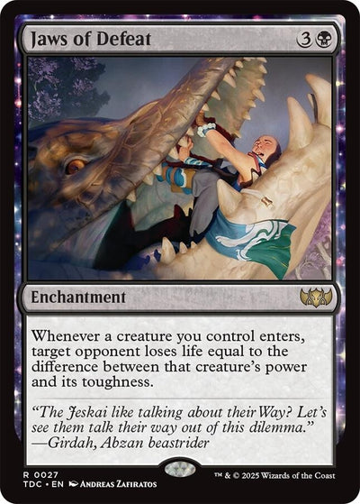 Jaws of Defeat (27) (Commander: Tarkir: Dragonstorm)