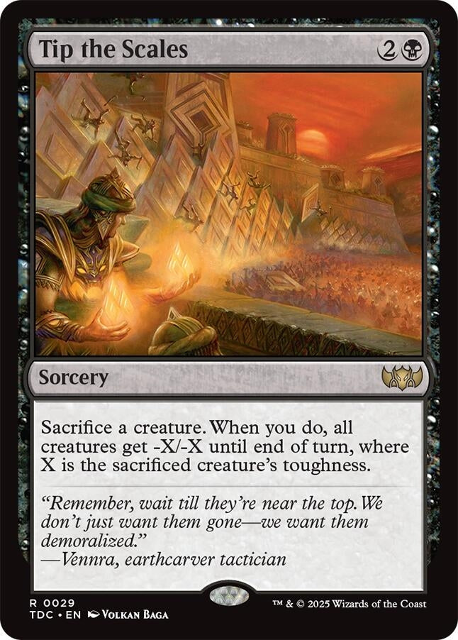 Tip the Scales (29) (Commander: Tarkir: Dragonstorm)