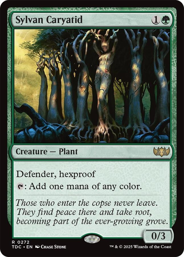 Sylvan Caryatid (272) (Commander: Tarkir: Dragonstorm)