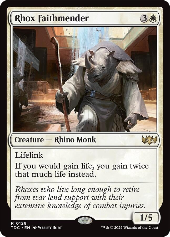 Rhox Faithmender (128) (Commander: Tarkir: Dragonstorm)