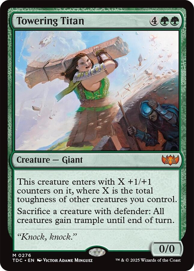 Towering Titan (276) (Commander: Tarkir: Dragonstorm)