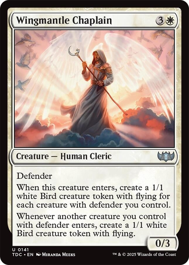 Wingmantle Chaplain (141) (Commander: Tarkir: Dragonstorm)