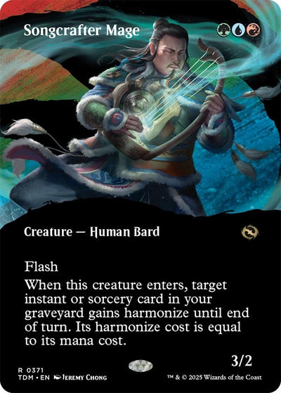 Songcrafter Mage (Borderless) (371) (Tarkir: Dragonstorm) (TDM)