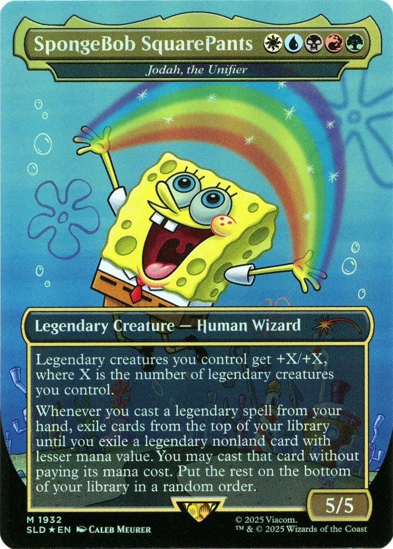 SpongeBob SquarePants - Jodah, the Unifier (Rainbow Foil) (1932) (Secret Lair Drop Series)