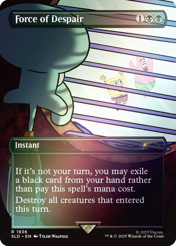 Force of Despair (Rainbow Foil) (1936) (Secret Lair Drop Series)