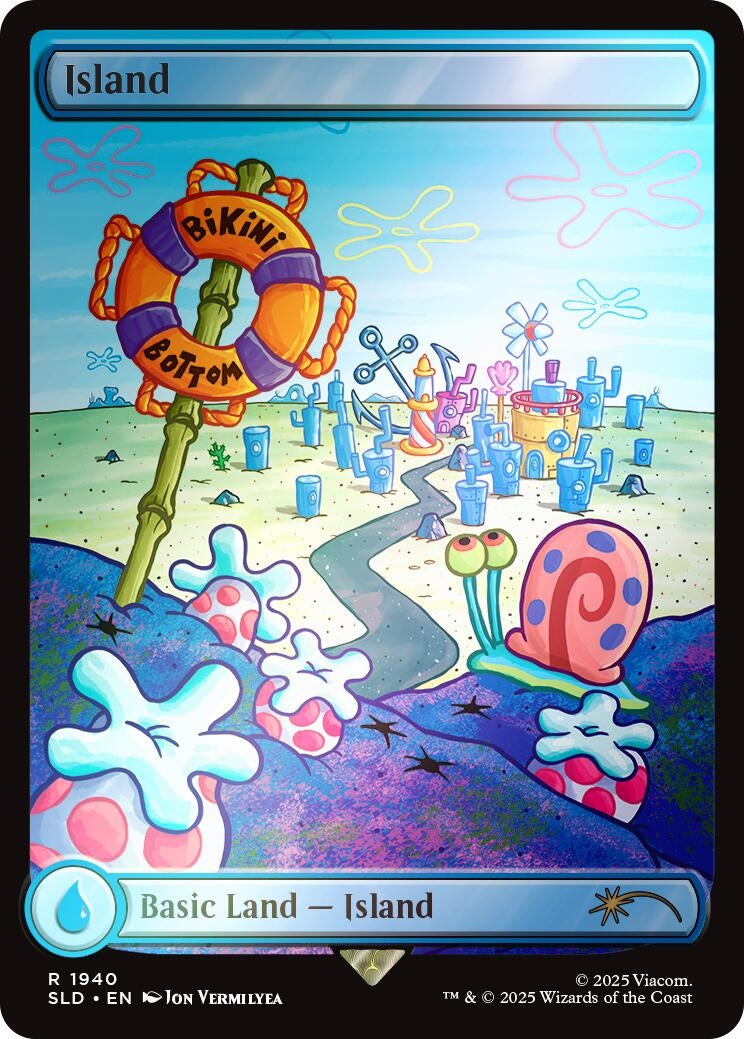 Island (1940) (Rainbow Foil) (1940) (Secret Lair Drop Series)
