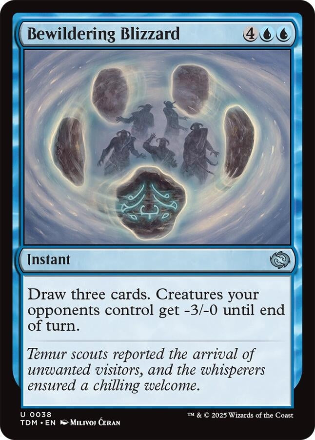 Bewildering Blizzard (38) (Tarkir: Dragonstorm) (TDM)