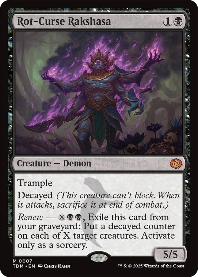 Rot-Curse Rakshasa (87) (Tarkir: Dragonstorm) (TDM)