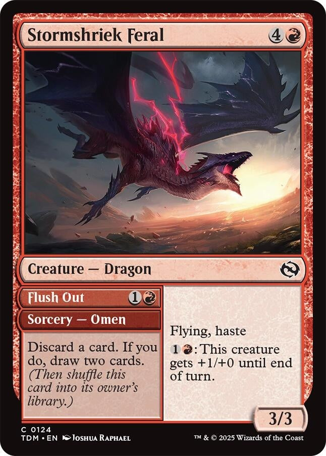 Stormshriek Feral (124) (Tarkir: Dragonstorm) (TDM)