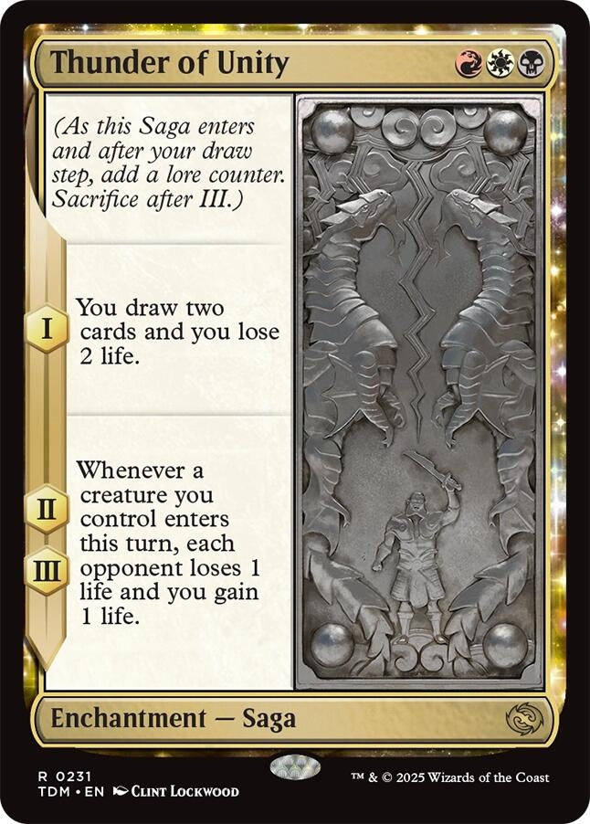 Thunder of Unity (231) (Tarkir: Dragonstorm) (TDM)
